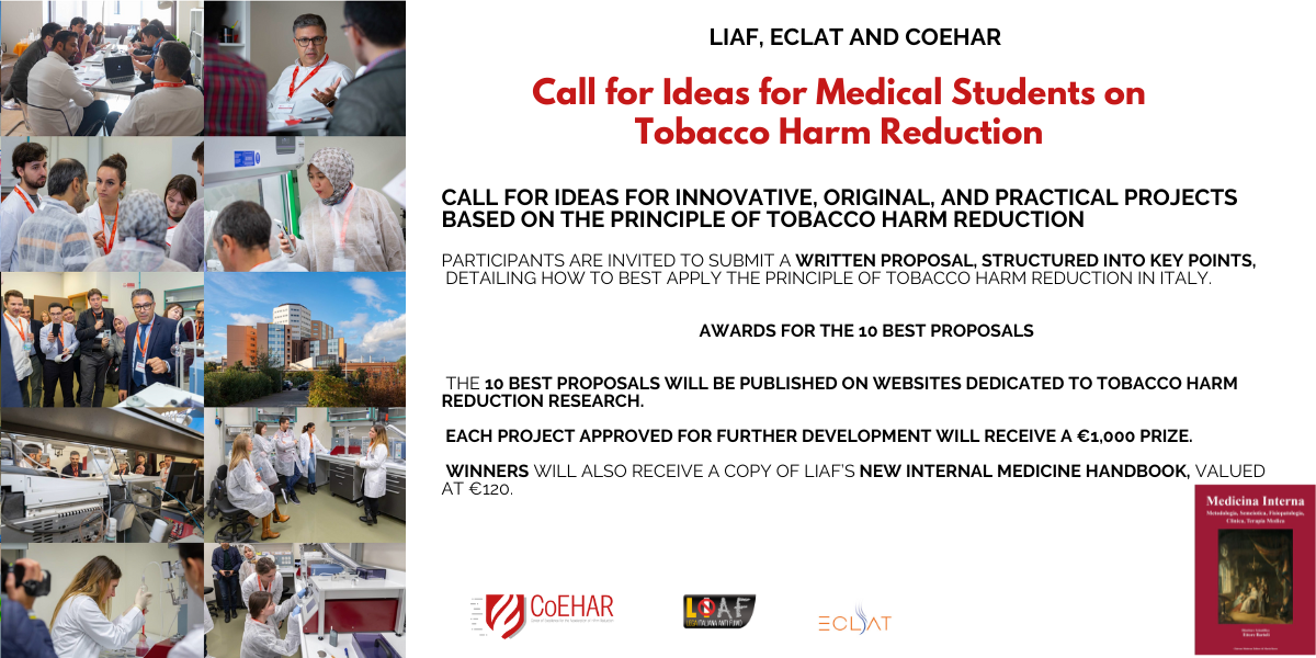 Read more about the article Call for Ideas for medical students on tobacco harm reduction