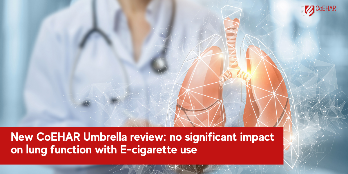 Read more about the article New CoEHAR Umbrella review: no significant impact on lung function with E-cigarette use